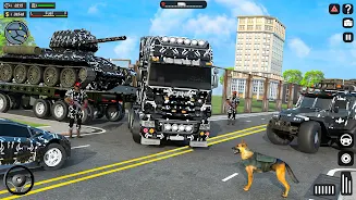 Army Vehicle Cargo Truck Games Screenshot 3