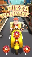 Pizza Delivery Boy Rush: City Screenshot 11
