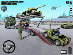 Army Vehicle Cargo Truck Games Screenshot 5