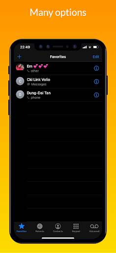 iCall iOS 16 - Cuộc gọi điện thoại 14 Screenshot 4