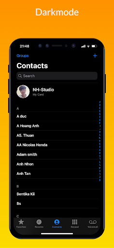 iCall iOS 16 - Cuộc gọi điện thoại 14 Screenshot 3