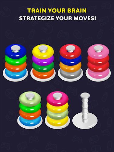Color Hoop Stack Puzzle - Sort Screenshot 6