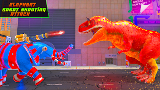 Grand Elephant Robot Jet game Screenshot 1