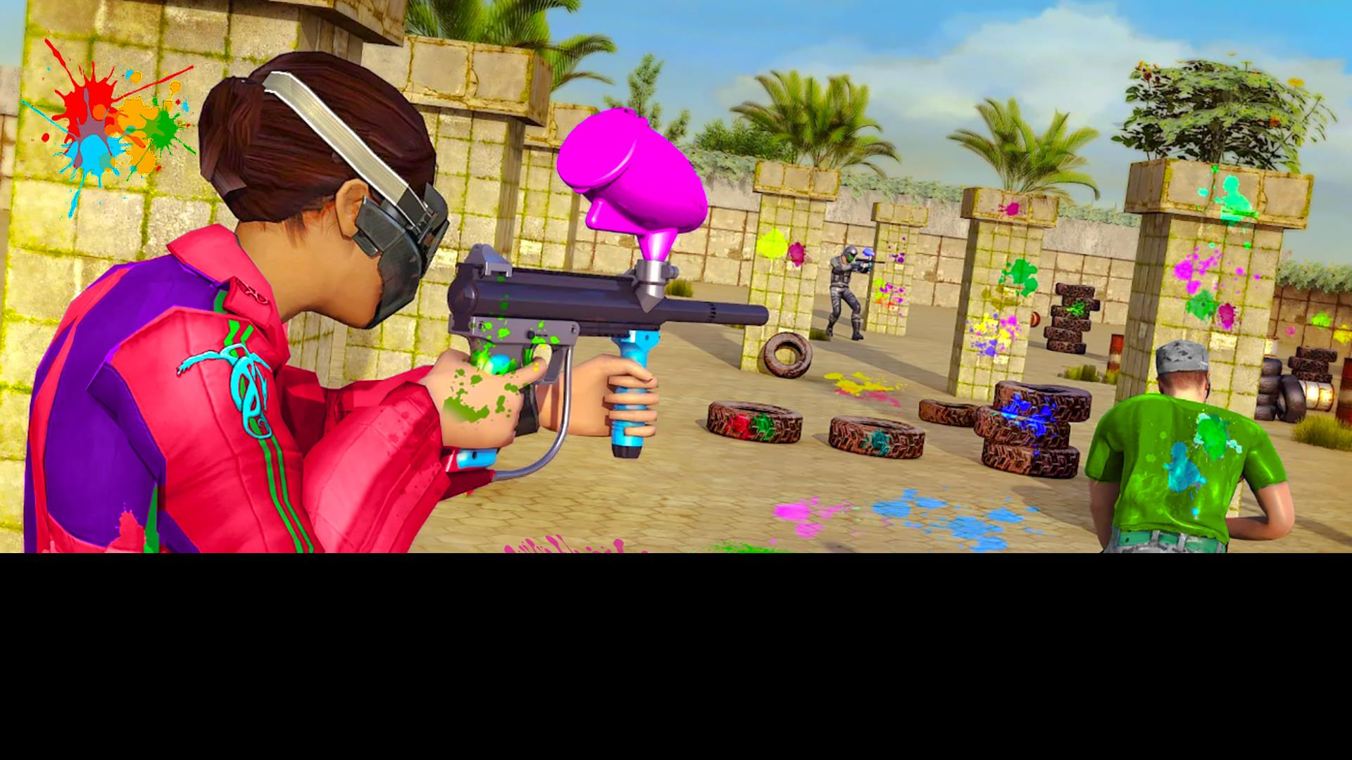 Paintball Shooting Game:3D War Screenshot 2
