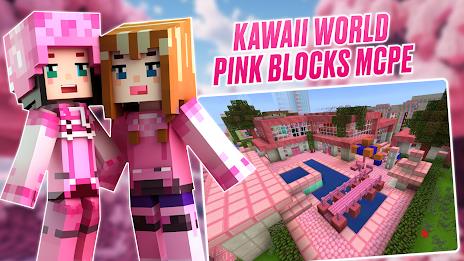 Kawaii Pink Minecraft Mod 2024 Screenshot 1