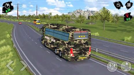 Army Bus Transporter Sim Games Screenshot 7