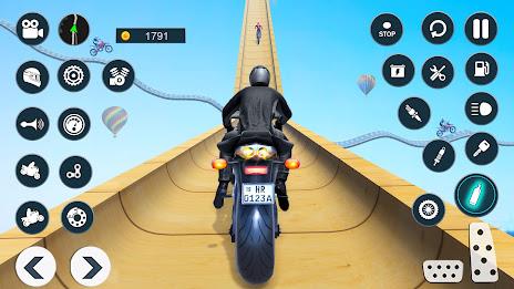 Mega Ramp Stunt Bike Games 3D Screenshot 1