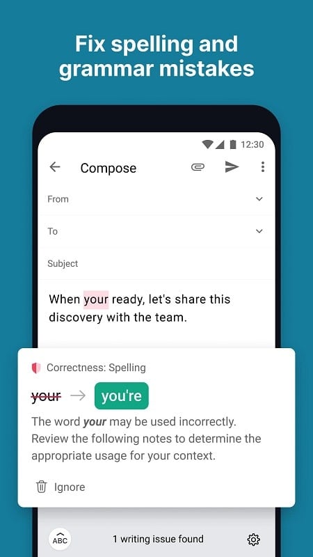 Grammarly - Grammar Keyboard Screenshot 2