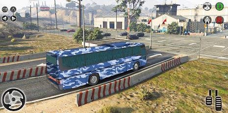 Army Bus Transporter Sim Games Screenshot 13