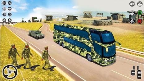 Army Bus Transporter Sim Games Screenshot 9