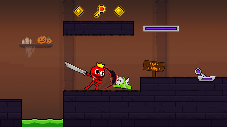 Red Stickman: Stick Adventure Screenshot 2