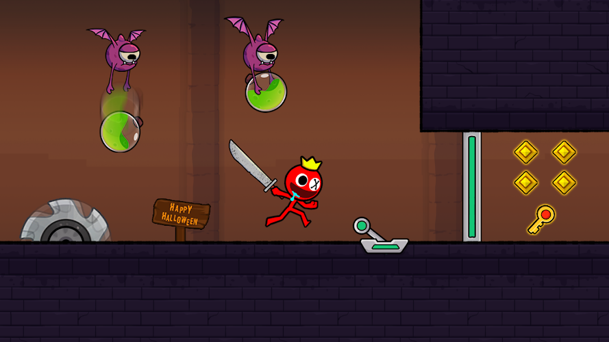 Red Stickman: Stick Adventure Screenshot 4