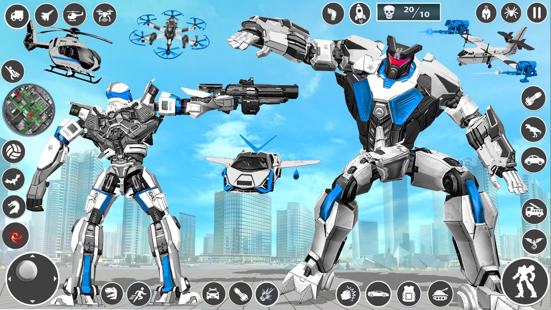 Multi Robot Car Transform Game Screenshot 1
