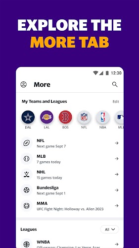 Yahoo Sports: Scores & News Screenshot 5