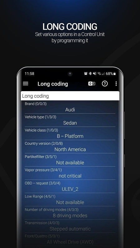 OBDeleven car diagnostics Screenshot 2