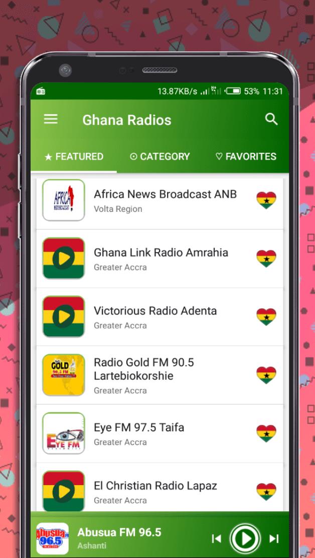 Ghana Radios - All Ghana Radio Screenshot 1