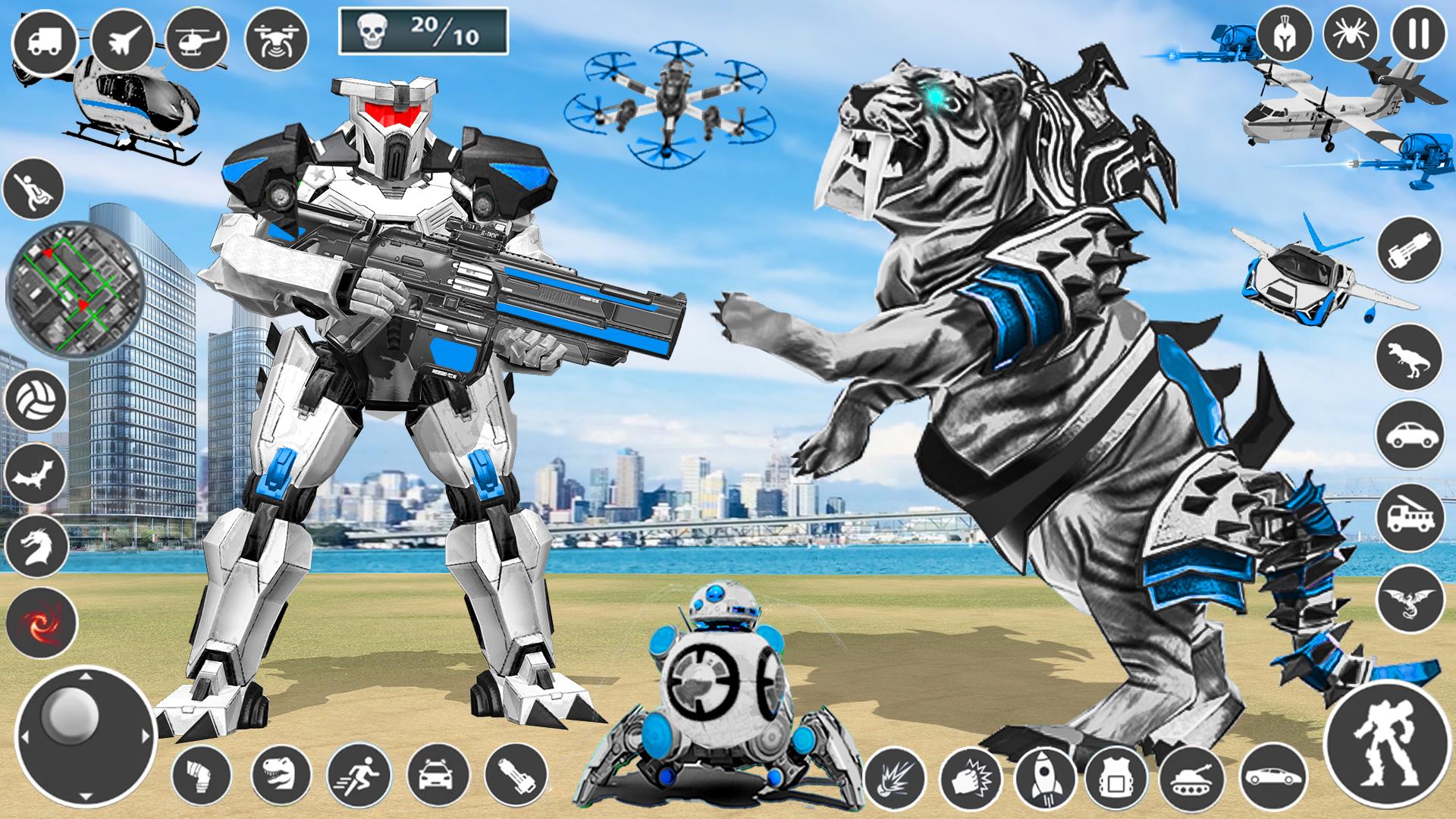 Multi Robot Car Transform Game Screenshot 5