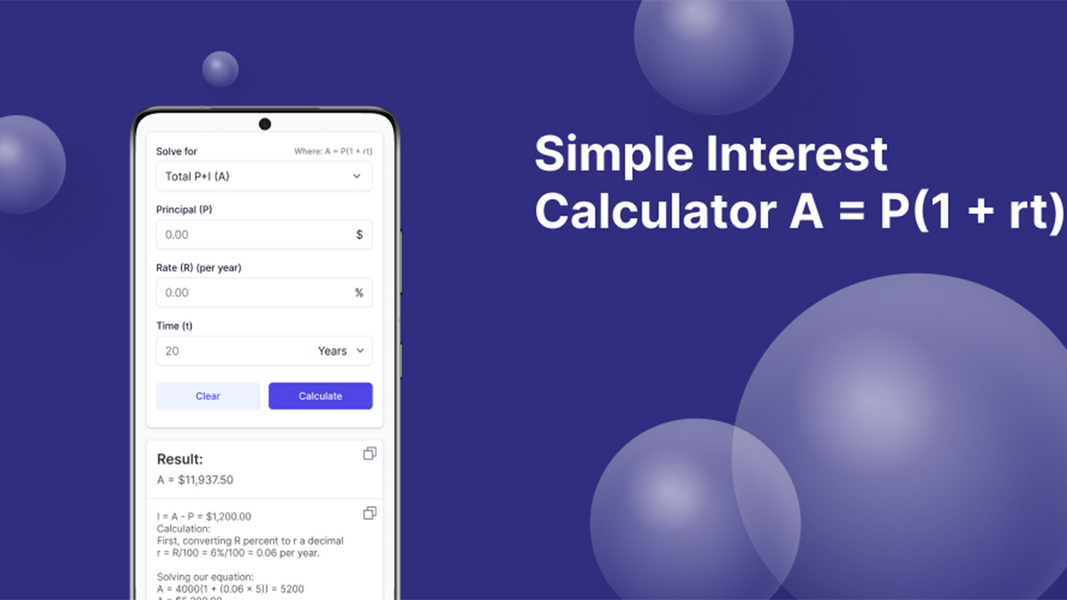 Simple Interest Calculator Screenshot 3