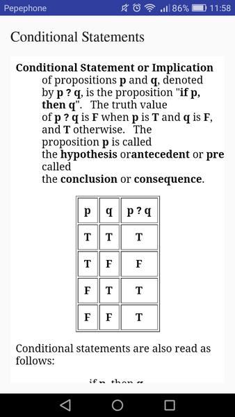 Discrete Mathematics Screenshot 5