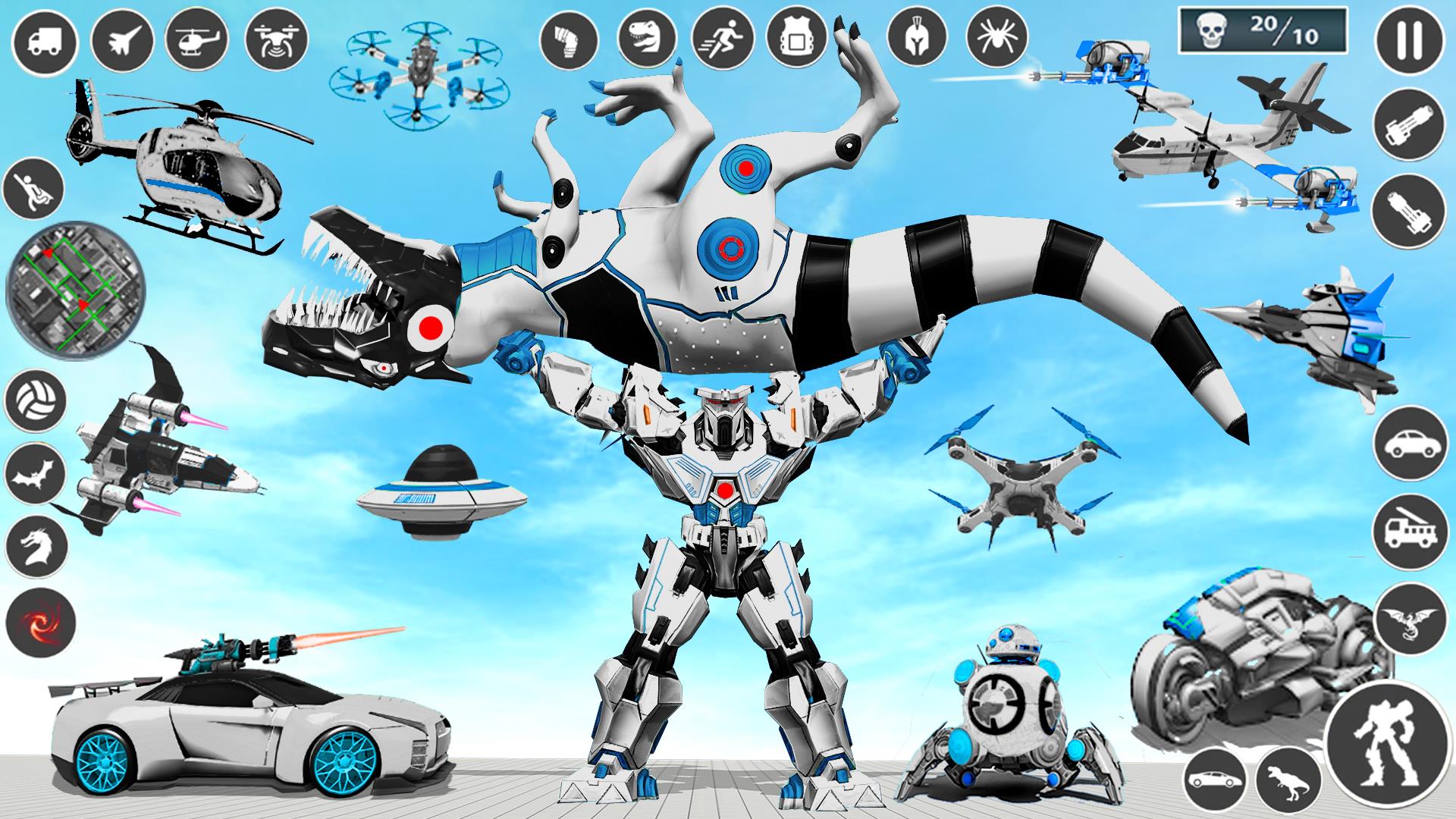 Multi Robot Car Transform Game Screenshot 6