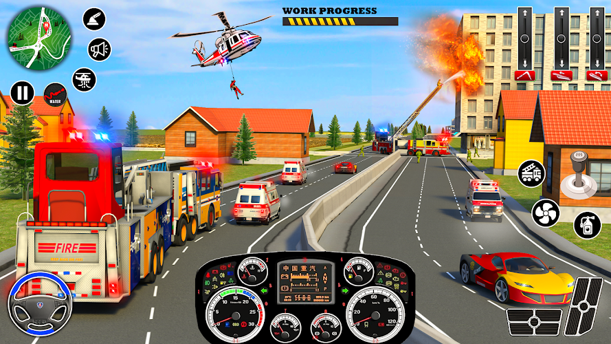 Fireman 911 Firefighter Games Screenshot 1