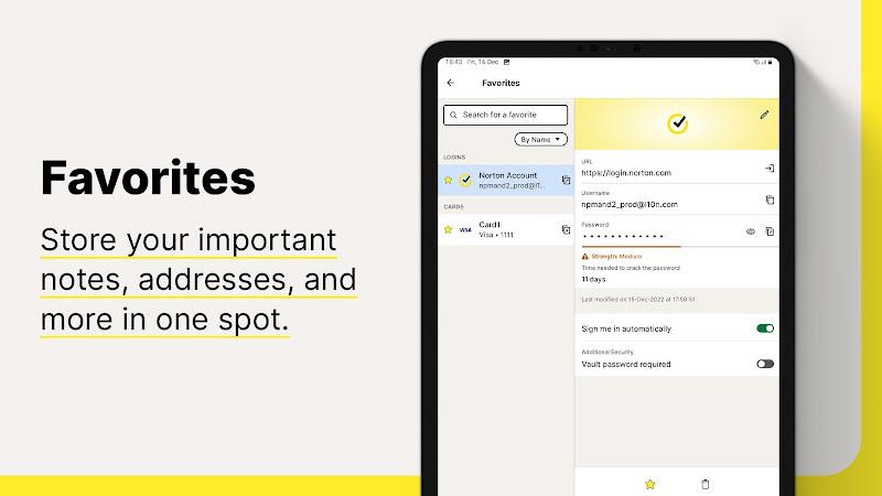Norton Password Manager Screenshot 16