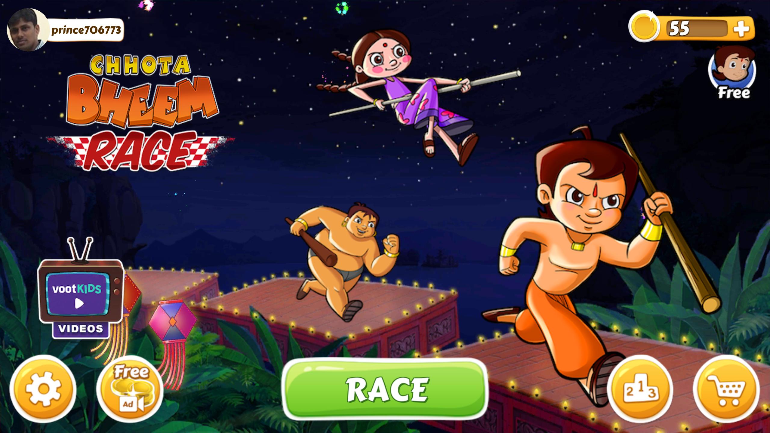 Trò chơi đua xe Chhota Bheem Screenshot 1