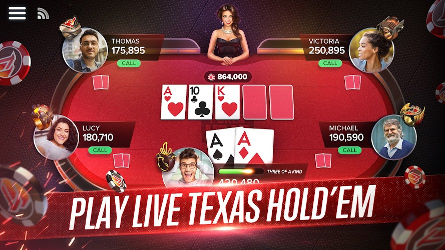 Poker heat™ - trò texas poker Screenshot 1