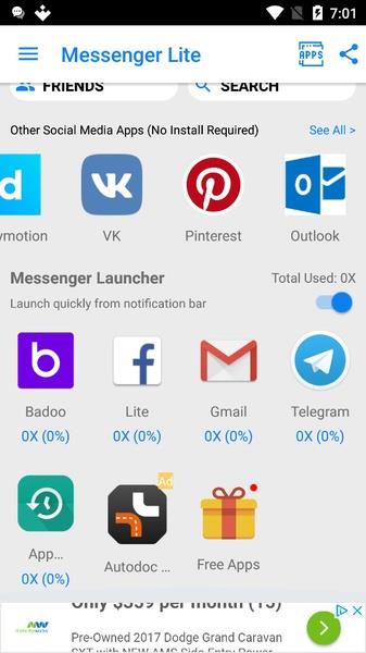 Messenger Pro Lite for Messages Screenshot 3