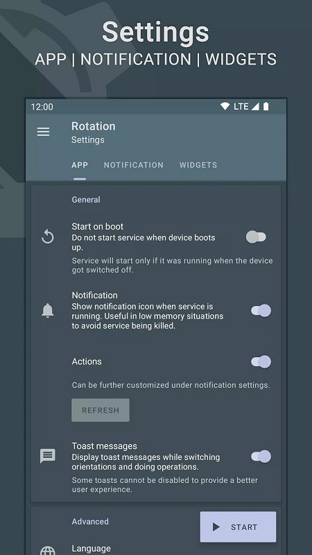 Rotation | Orientation Manager Screenshot 3