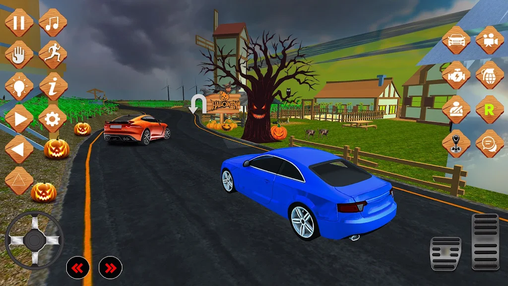 Spooky Village Halloween Drive Screenshot 3