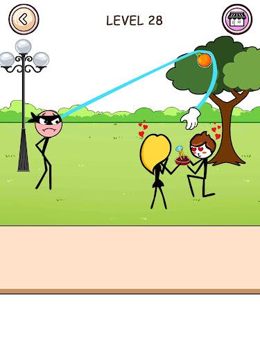 Stickman Thief : Brain Puzzle Screenshot 21