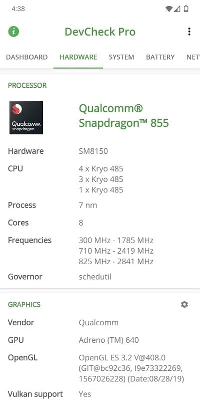 DevCheck Hardware and System Info Screenshot 3