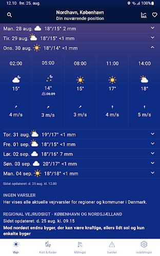 DMI Vejr Screenshot 13