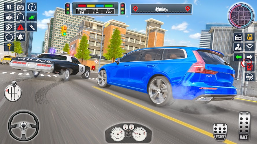 trò chơi xe cảnh sát: lái xe Screenshot 10