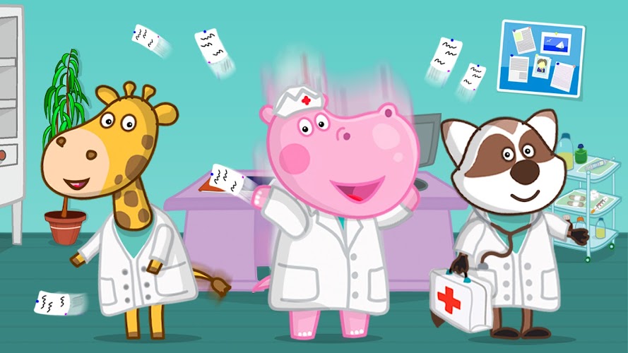 Bác sĩ Hippo: Bệnh viện trẻ em Screenshot 9