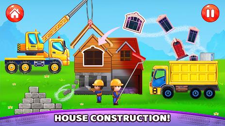 Build a House-Kids Truck Games Screenshot 15