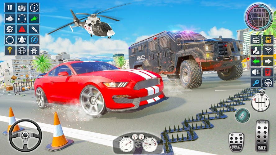 trò chơi xe cảnh sát: lái xe Screenshot 21