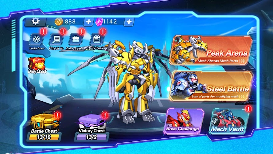 Mecha Storm: Robot Battle Game Screenshot 1