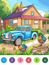 Country Farm Coloring Book Screenshot 8
