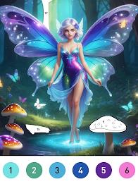 Fairytale Color by number game Screenshot 7