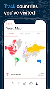 Pin Traveler: Trip, Travel Map Screenshot 2