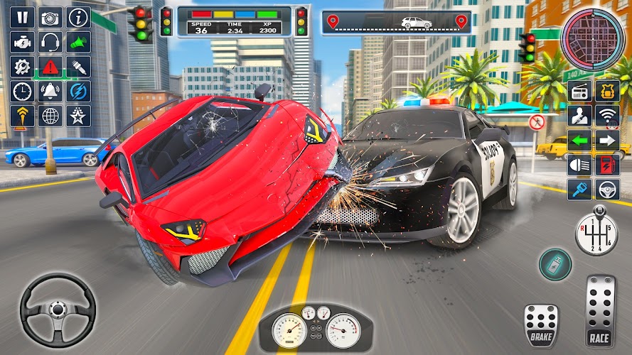 trò chơi xe cảnh sát: lái xe Screenshot 19