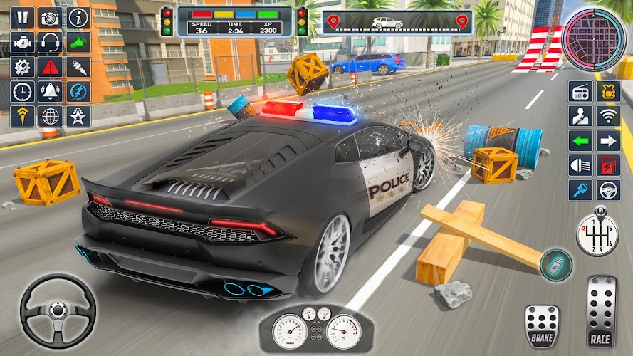 trò chơi xe cảnh sát: lái xe Screenshot 24