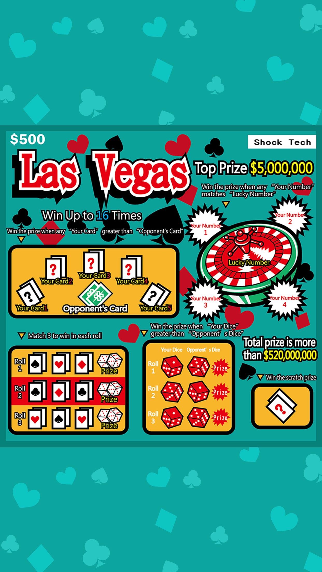 Las Vegas Scratch Ticket Screenshot 1