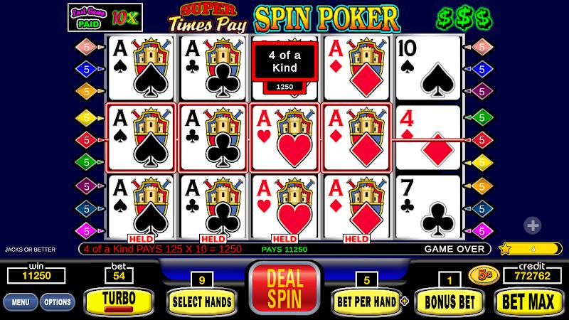 Spin Poker™ Casino Video Slots Screenshot 5