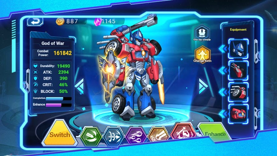 Mecha Storm: Robot Battle Game Screenshot 3