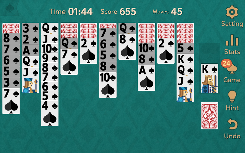 Spider Solitaire: Kingdom Screenshot 9