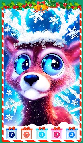 Christmas Game Color by number Screenshot 18