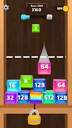 Jelly Cubes 2048: Puzzle Game Screenshot 2